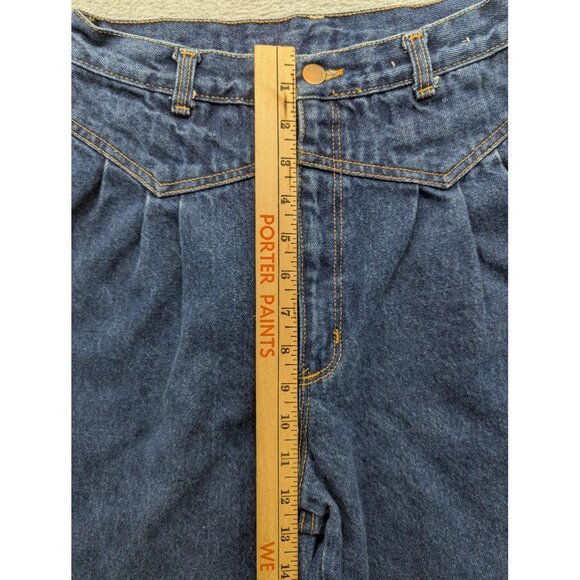 Vintage Boca Chica Jeans Womens 10 High Waist Pleated Tapered Made USA 90s Boho - Picture 6 of 13